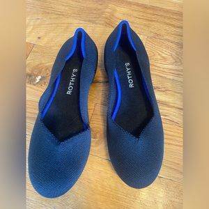 Rothy's Black and Blue Flats